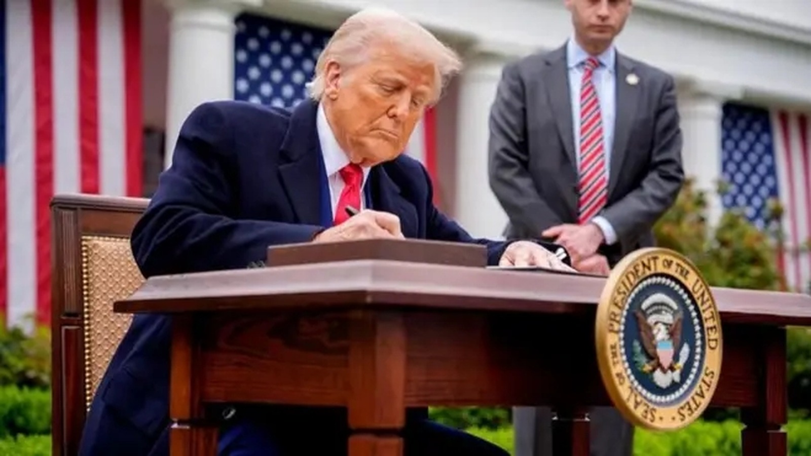 Trump signing tariff-related executive document